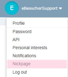 eBesucher nickpage