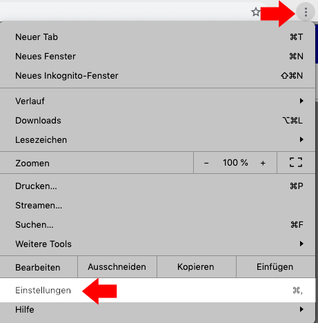 Chrome Settings