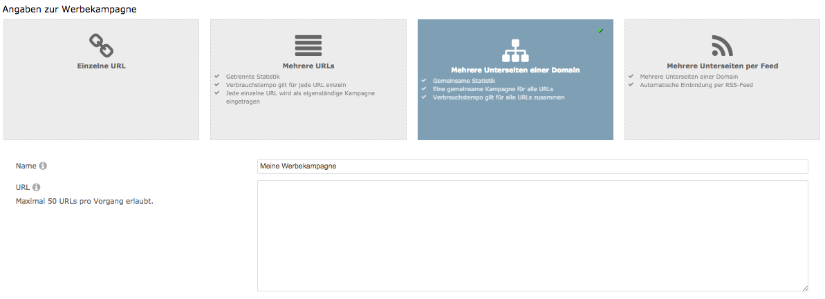 Edit Multiple Subpages of an Ad Campaign