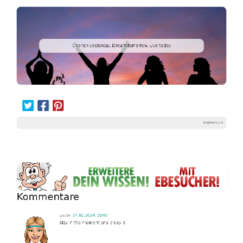 Cherish yesterday, Dream tomorrow, Live today - Health & Wellness