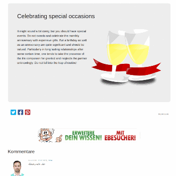 Celebrating special occasions - Flirt & Love