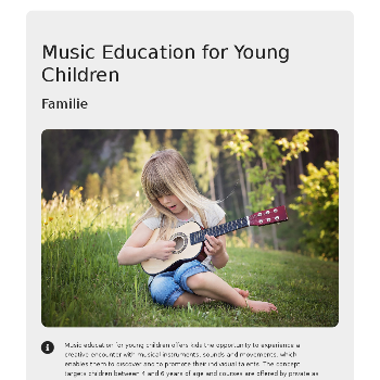 Music Education for Young Children - Family & Relationship