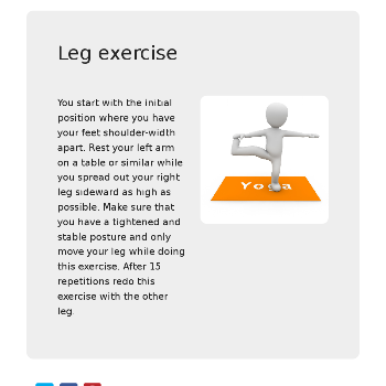 Leg exercise - Sport
