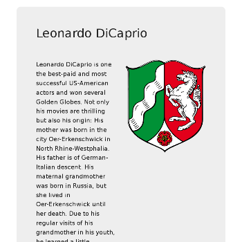 Leonardo DiCaprio - Media & News