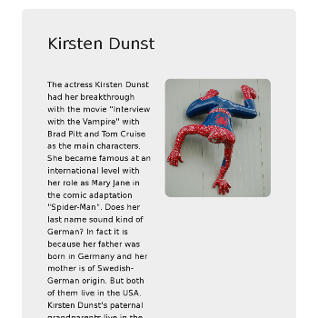 Kirsten Dunst - Media & News