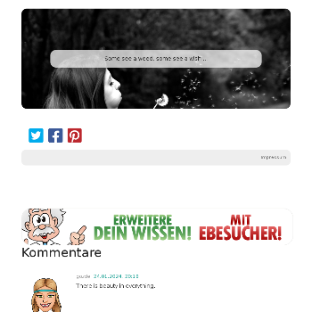 Some see a weed, some see a wish ... - Health & Wellness