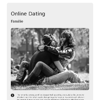 Online Dating - Family & Relationship