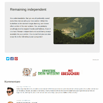 Remaining independent - Flirt & Love